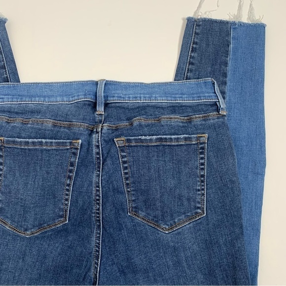 PacSun Two Toned High Rise Raw Hem Skinny Jeggings - Picture 8 of 15